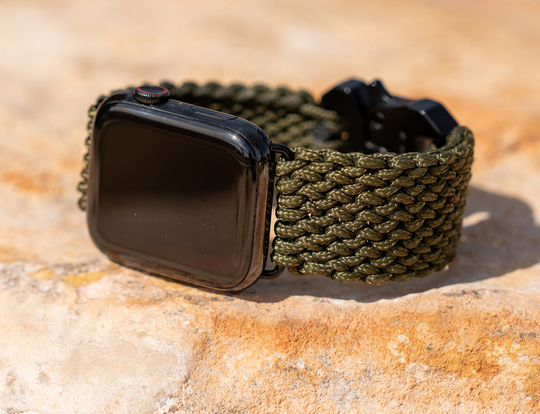 Apple Watch Band Custom Handmade Woven Paracord, Rugged, Flexible | Series 1 -8 +Ultra Accessories