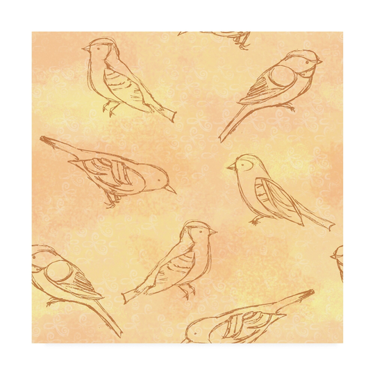 Holli Conger 'Sketched Nature repeat 2' Canvas Art