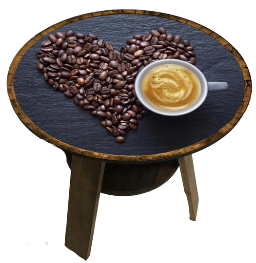 Unique Coffee Table | Bean Art Home Decore Small Wood Gifts For Her