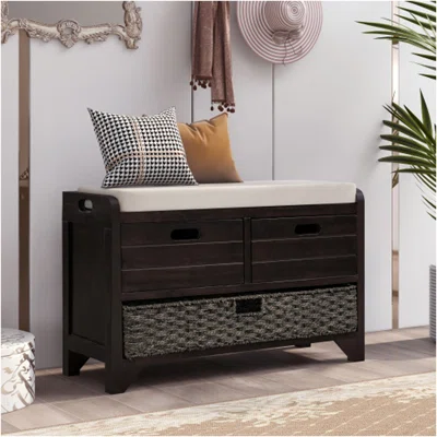 Mataia Drawer Storage Bench