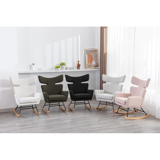 Upholstered Rocking Chair Living Room Chair