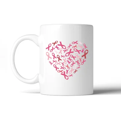 Ailbe Ribbon Heart Coffee Mug