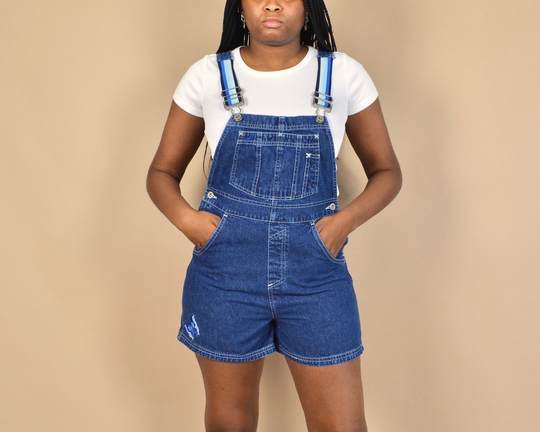 Squeeze S Vintage Denim Dark Wash Overalls