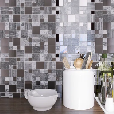 Breeze Square Versailles Mosaic Wall & Floor Tile