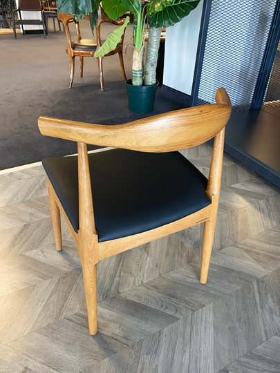 Chair, Dining Chairs, Desk Mid-Century Modern Leather/Rope Seat, Modern Chairs For Living Room