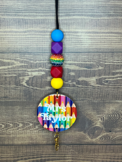 Colored Pencil Lanyard