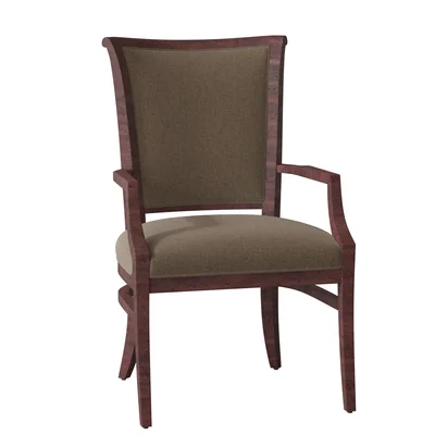 Bayfield Upholstered King Louis Back Arm Chair