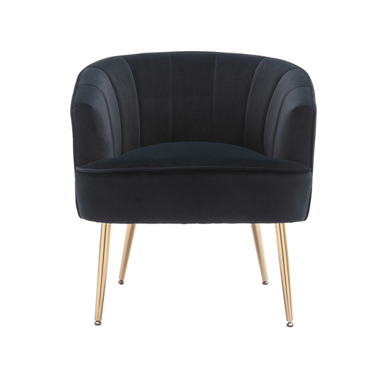 Accent Chair Leisure Single Chair with Golden Feet
