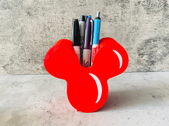 Pen & Pencil Holder | Balloon Makeup Brush Marker Case