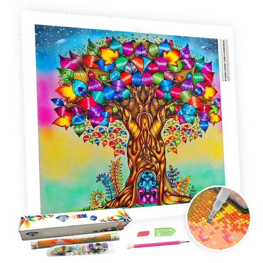 5D Diy Square Round Diamond Painting Kit Full Drill-Money Tree-Diy By Number Rhinestone Pasted For Home Wall Decor