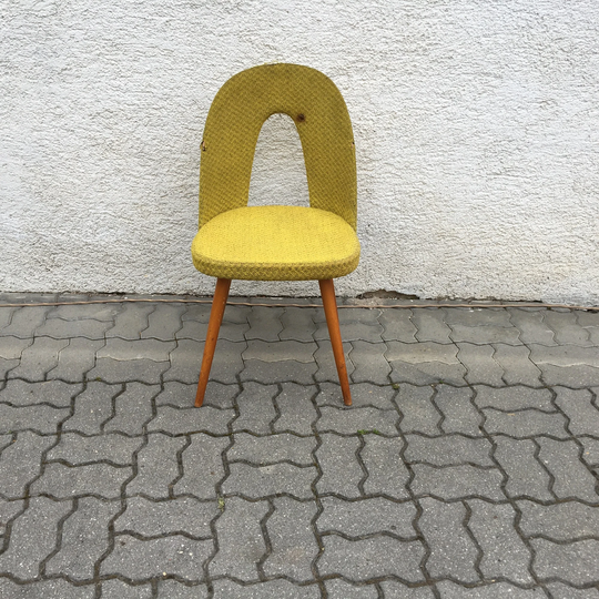 Antonin Suman Znz Lollipop Dining Chair Mid Century 70S Wood Czechoslovakia Tatra