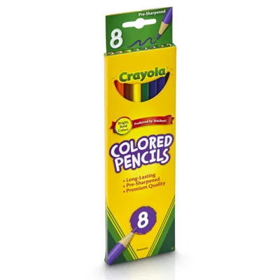 Colored Pencils-8 Ct Assorted
