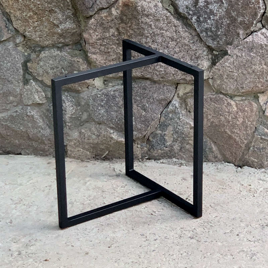 Metal Table Base, Steel Frame, Coffee Legs, Full Frame T-Shaped Legs