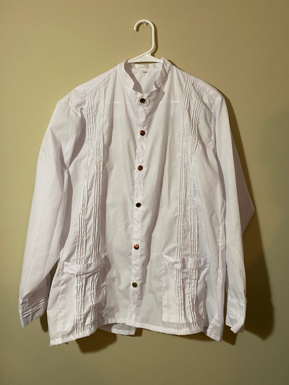 Authentic Handmade Panamanian Men Shirt Camisilla Sizes L Or Xl
