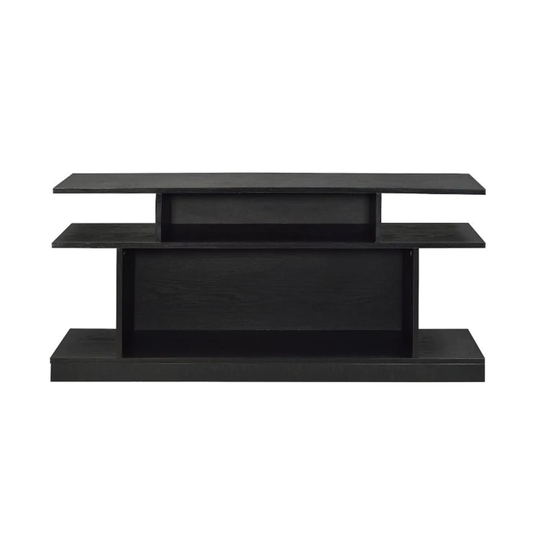 Wooden Sofa Table in Black Finish