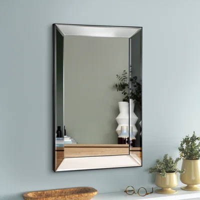 Beveled Wall Mirror For Bathroom, Accent Mirror