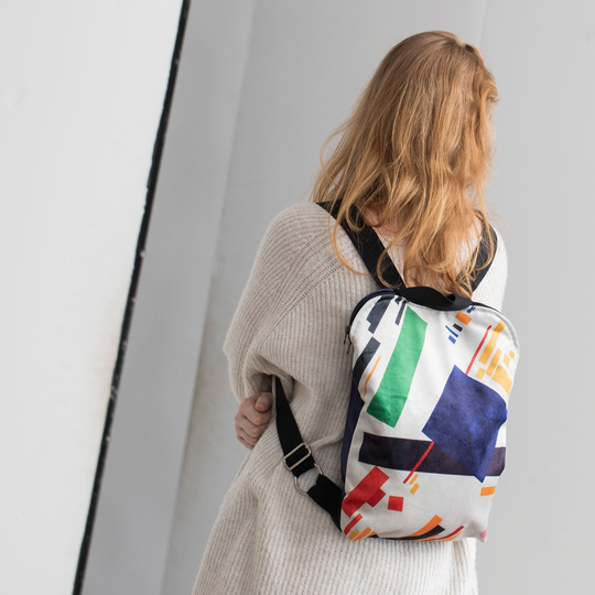 Modern Abstract Backpack For Woman | Kazimir Malevich