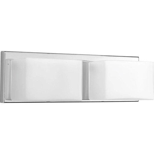 Progress Lighting Steel 2-light LED Bathroom Light with ACE LED Module - N/A