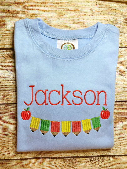 Pencil Back To School Tee