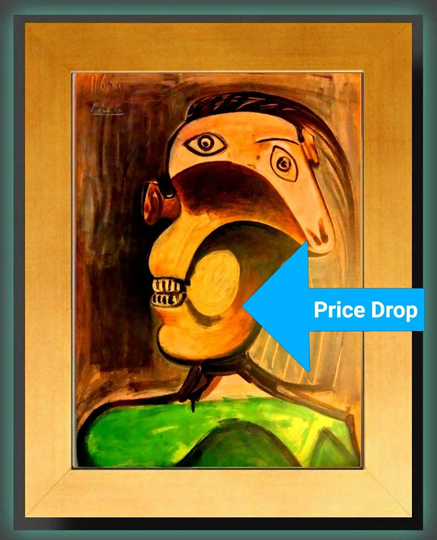 Picasso, Pablo. 1954 Original Pencil Signed Lithograph On Velin D'arches Paper, Limited Edition Of 100 By Mourlot . Gallery Coa