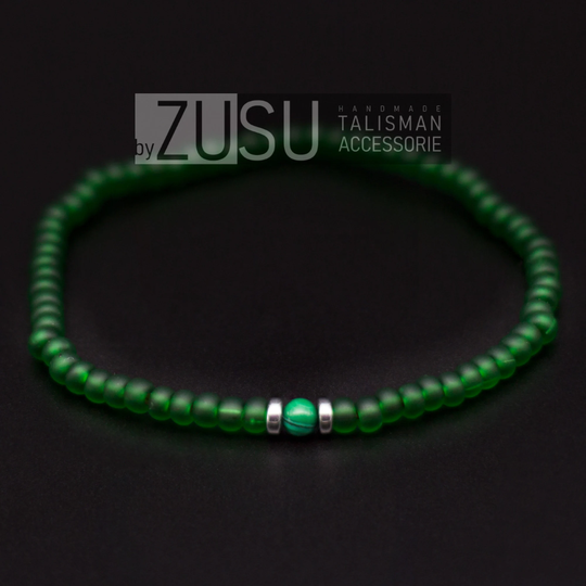 Malachite Bracelet, Green Minimalist Jewelry For Men, Gift Guys Gift Him, Birthday Gifts, May Birthstone Bracelet