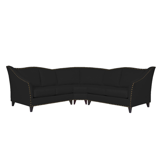Carolina Traditional Curved Sectional Sofa