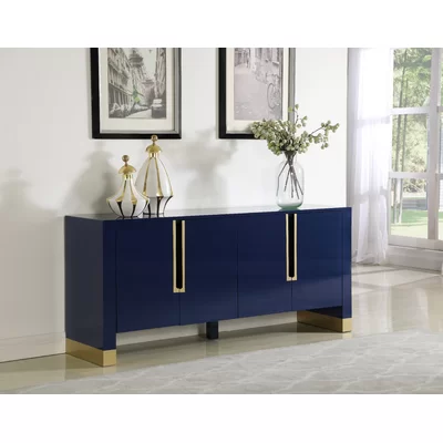 Gregory 68" Wide Birch Solid Wood Sideboard