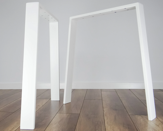 Next Day Shipping. Metal Dining Table Legs | Set Of 2. Industrial Kitchen Steel Legs. Base