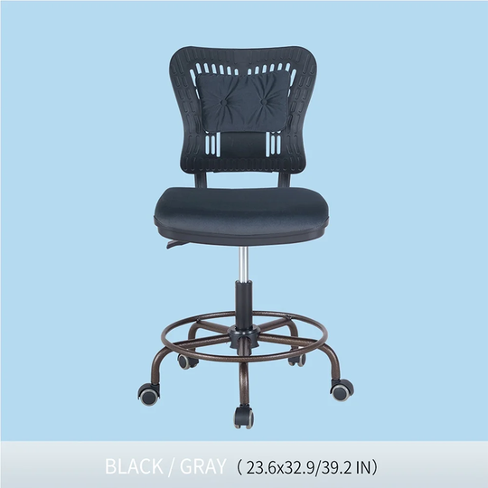 Office Chair Study Chair, Adjustable Height Swivel Chair for Teens