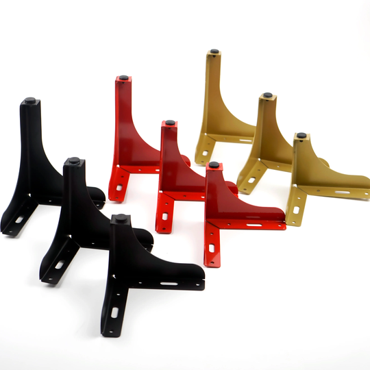 Sofa Leg 4 Set Of Metal/Modern Bed, Cabinet, Nightstand, Couch Legs, Furniture & Drawer Support, Style in Red, Gold, Silver, Black, White