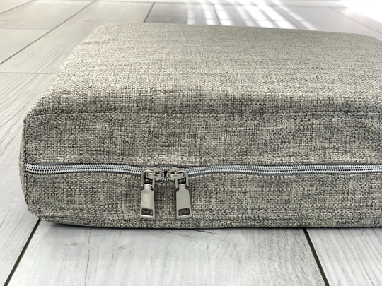 Customer Own Material - Custom Cushion Cover With Zipper | Not Included FoamWithout Piping/ Couch, Bench, Camper, Rv Cover