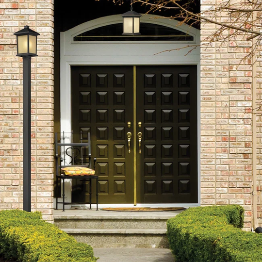 Avery Home Lighting Linear Contemporary Outdoor Post Light