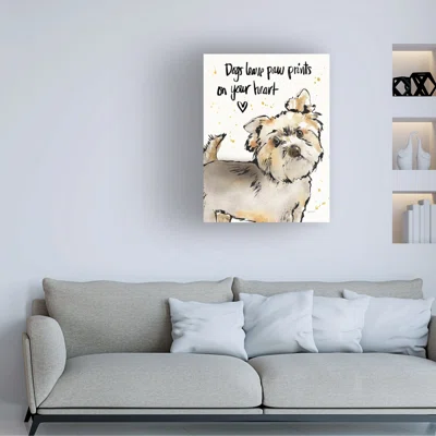 Strike a Paws VII by Anne Tavoletti - Wrapped Canvas Textual Art