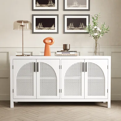 Sideboard With Artificial Rattan Door