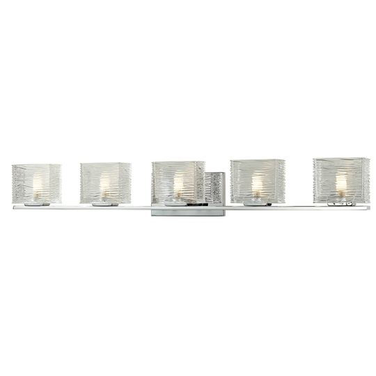Avery Home Lighting Jaol 5-light Polished Chrome Vanity Light