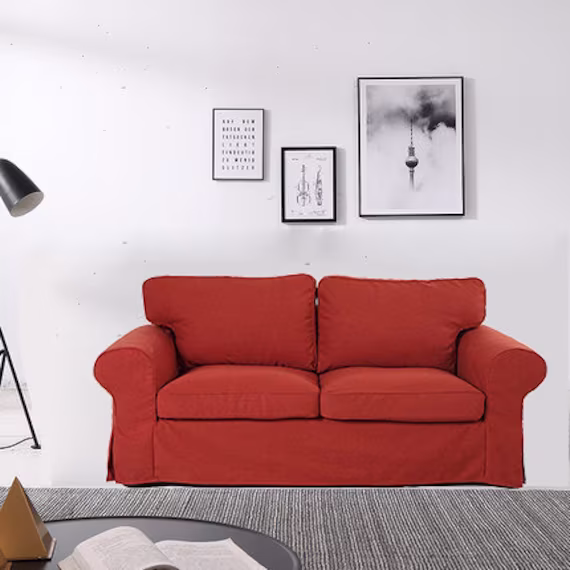 Uppland 2 Seat Sofa Cover Slipcover Replacement Cover, Ikea Custom Made