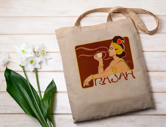 Cafe Art Bag, Noveau, Deco Print Gifts, Tea Lover Gift, Sustainable Shoulder Supply Henri Meunier Print, Wine Tote