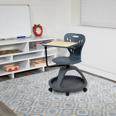 Tablet Rotation and Under Seat Storage Cubby Ergonomic Task Chair