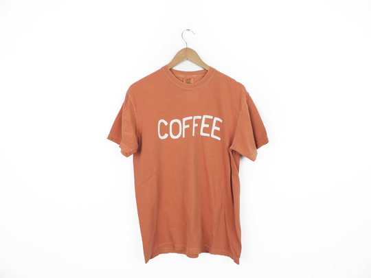 New Wavy Coffee Comfort Colors T-Shirt // Size S-3xl You Pick Color &
