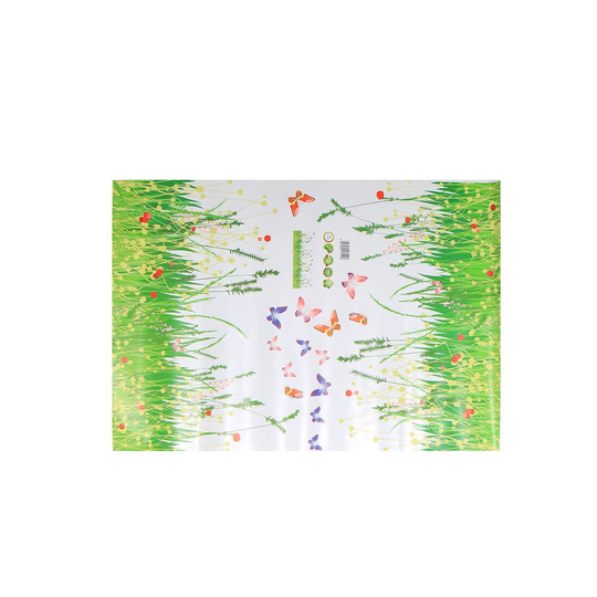 Bedroom Flower and Grass Pattern Wall Stickers Self-stick Art Decal - Colorful - 27.6" x 19.7"(L*W)