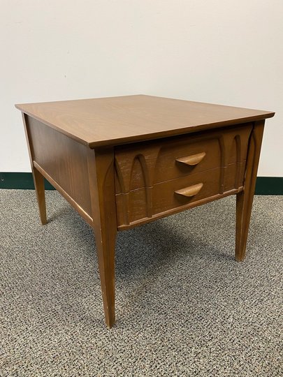 One Drawer End Table Mid Century Modern