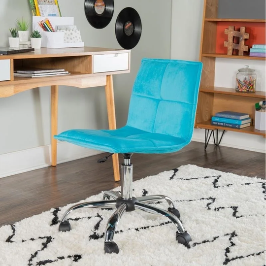 Memphis Blue Office Chair