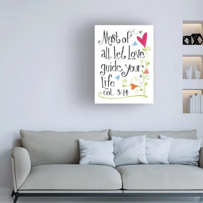Most of All by Anne Tavoletti - Wrapped Canvas Textual Art