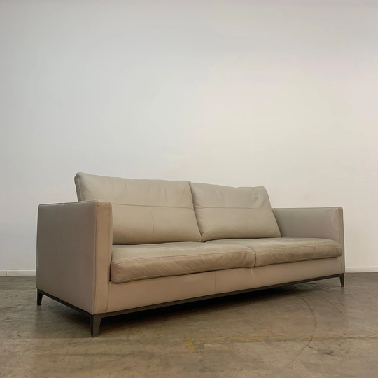 90S Modern Leather Sofa