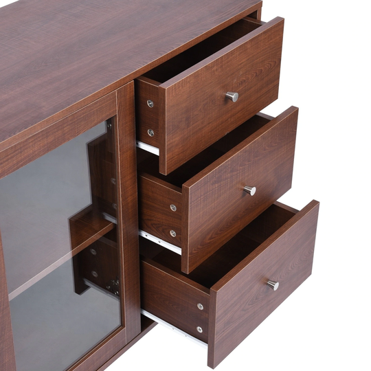 Sideboard with 2 Glass Door