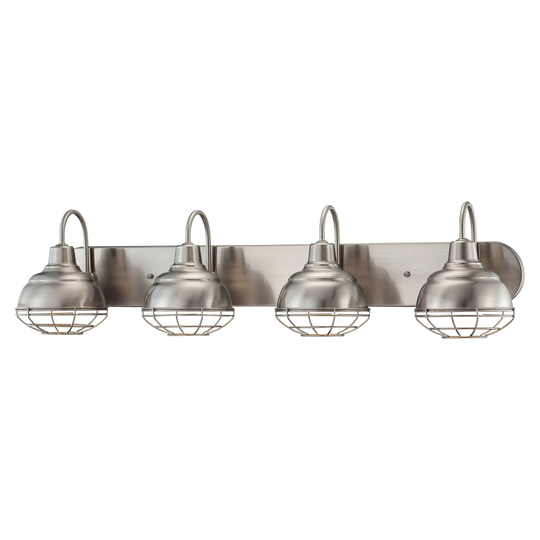 Millennium Lighting Neo-Industrial 4 Light Vanity Light with Wire Guard