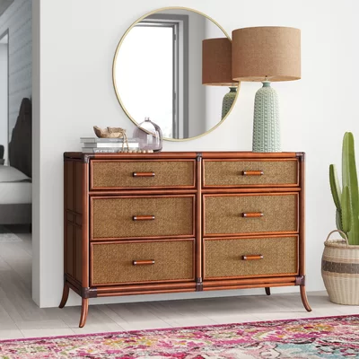 Lamont 6 Drawer Double Dresser