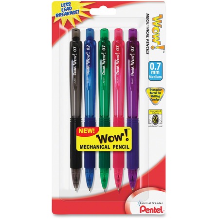Wholesale Mechanical Pencils: Discounts on Pentel Wow! Retractable Tip Mechanical Pencil PENAL407BP5M