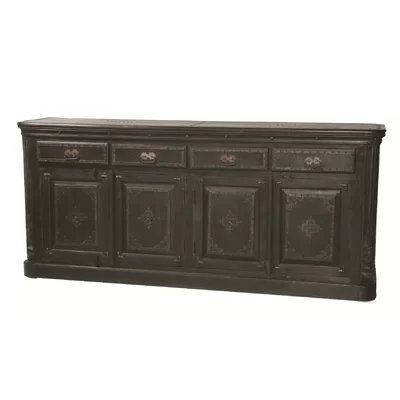 Pepe 4 Drawer Pillar Sideboard