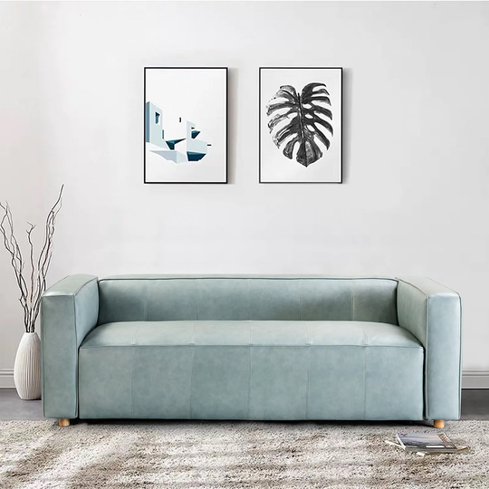Jos Comfy 80" Sofa with Wooden Legs